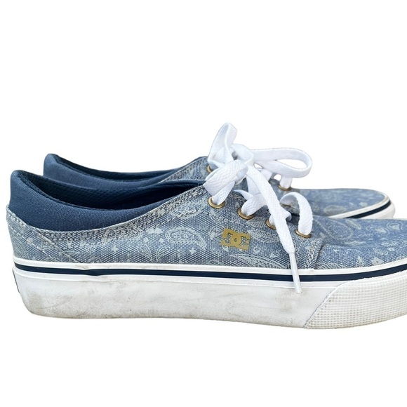 DC Shoes Trace TX SE Canvas Sneaker Insignia Blue - Picture 6 of 11